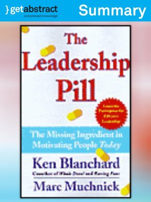 cover image of The Leadership Pill (Summary)